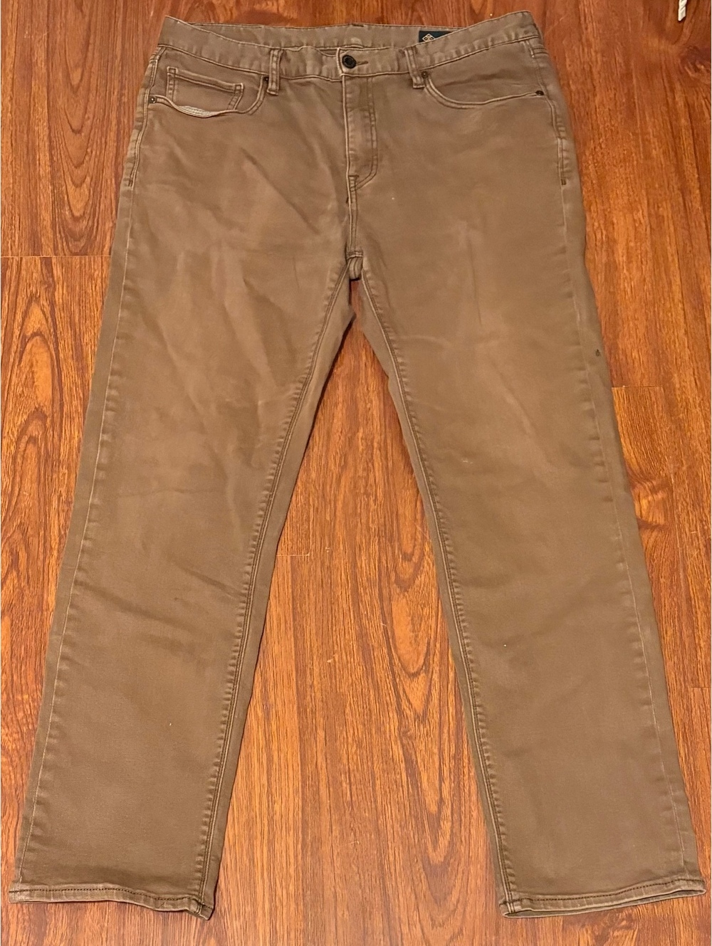 Roark Men’s Pants Size 34x32 Straight Fit Jeans Casual Hwy 128 Denim Brown